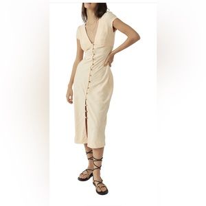 Free People Button-Down Dress
